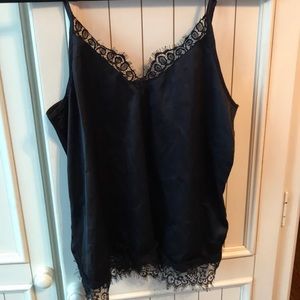 H&M Lace Silk Camisole